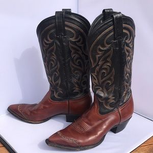 Tony Lama cowboy boots.